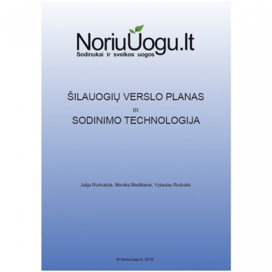 Šilauogių verslo planas ir sodinimo technologija